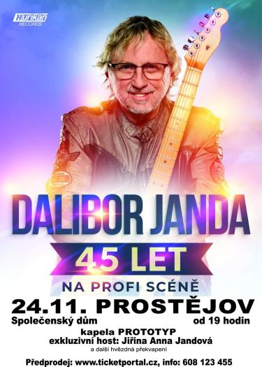 Daliboir Janda - 45 let na scéně - 24. 11. 2024 od 19.00