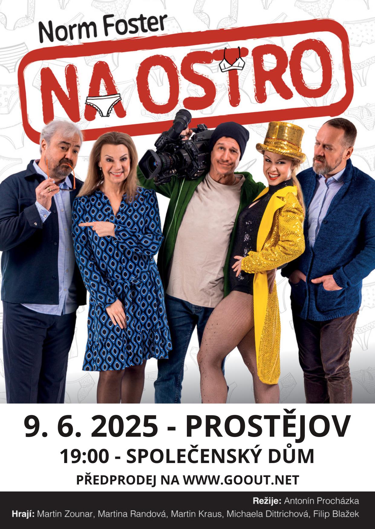 NA OSTRO - 9. 6. 2025 od 19.00