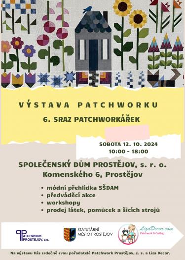 Výstava patchworku - 6. sraz patchworkářek - 12. 10. 2024 od 10.00